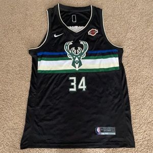 Giannis Black Swingman Jersey - XXL